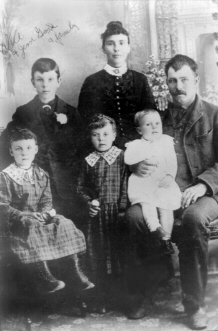 James and Ollie Goad and family