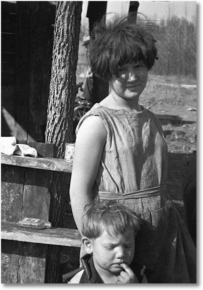 4c-Twelve-year old girl of family of nine