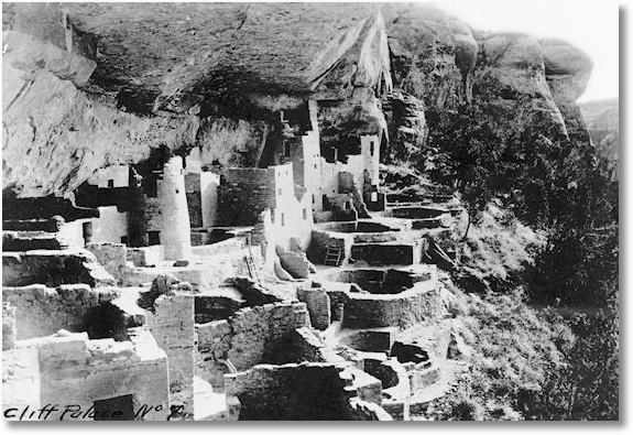 Cliff Palace, Mesa Verde National Park, Colorado - 1917