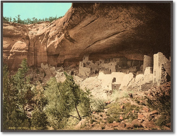 Cliff Palace, Mesa Verde, Colorado, c1898