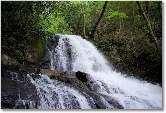 laurel falls, great smoky mountains national park, tennessee