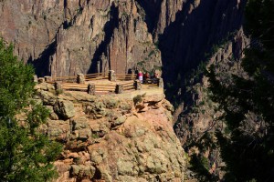Over the black canyon