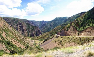 Eastern Portal - road into canyon