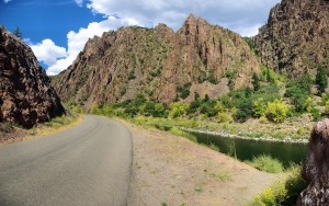 In the canyon