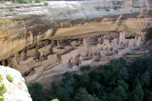 Cliff Palace, cliff dwelling at Mesa Verde National Park