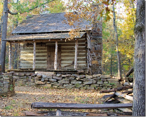 Woolly family cabin, Woolly State Park, Arkansas, November 4, 2007