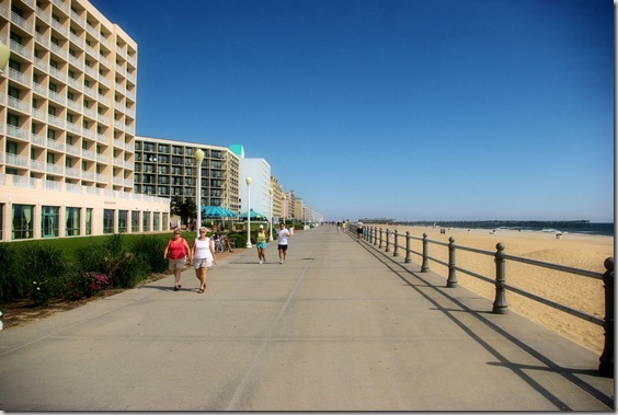 ocean front, Virginia Beach, Virginia, May 10, 2009
