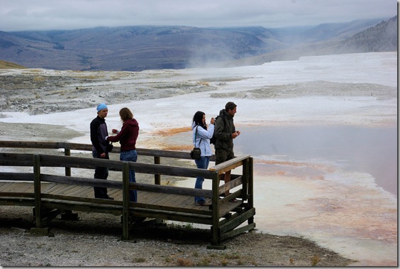 Canary Spring, Mammoth Hot Springs, Yellowstone National Park, Wyoming, September 13, 2007
