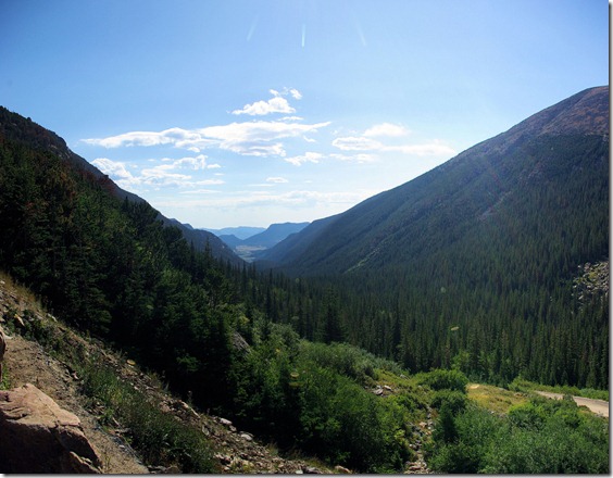 Fall River Valley from Fall River Road, Rocky Mountain National Park, September 5, 2009