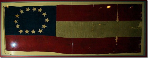 flag of the CSS Alabama, The Mariners Museum, Newport News, Virginia, May 10, 2009