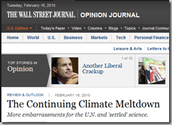 The Continuing Climate Meltdown