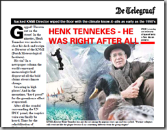 "Henk Tennekes - He was right after all (English translation)."