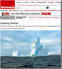 Iceberg Ahead – Climate scientists who play fast and loose with the facts are imperiling not just their profession but the planet.