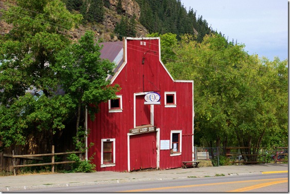 Old livery stable in Ouray, Colorado