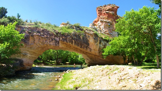 Ayres Natural Bridge Park is a county park in Converse County, Wyoming 