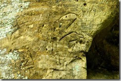 Indian Cave State Park, Nebraska, petroglyph-a