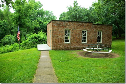 One room school at St. Deroin, Indian Cave State Park, Nebraska