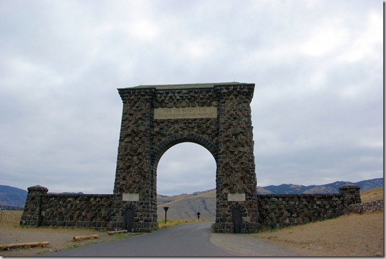 Roosevelt Arch, Gardiner, Montana, Yellowstone National Park