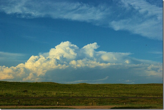 Clouds over the sandhills of western Nebraska