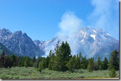 Cathedral Group Fire, July 2010