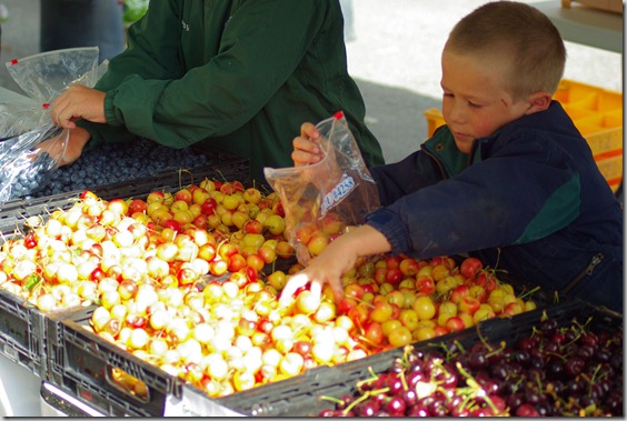 Farmers' Market, Jackson, Wyoming, July 17, 2010