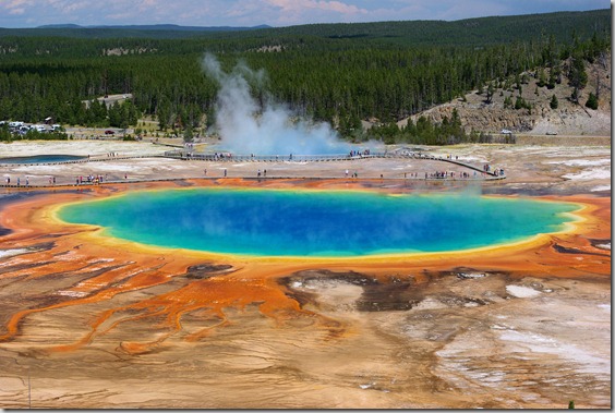 Grand Prismatic Spring, Yellowstone national park, Wyoming