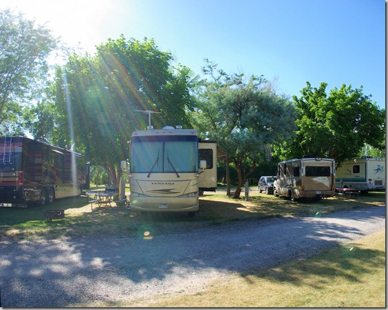 Snake River RV Park in Idaho Falls, Idaho. July 22, 2002.