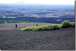 kids playing, Inferno Cone, Craters of the Moon National Monument and Preserve