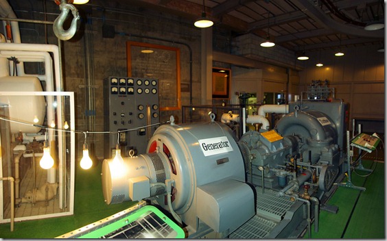 Turbine and generator at Experimental Breeder Reactor One in the desert east of Arco, Idaho, at the Idaho National Laboratory