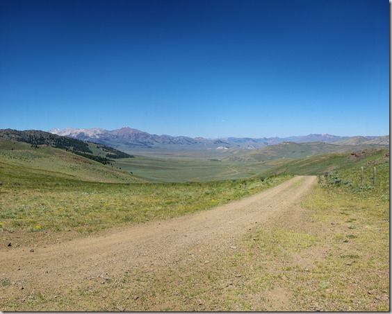 Antelope Valley to Antelope Pass – July 25, 2010, Idaho, Antelope Pass, looking ahead into Copper Basin.