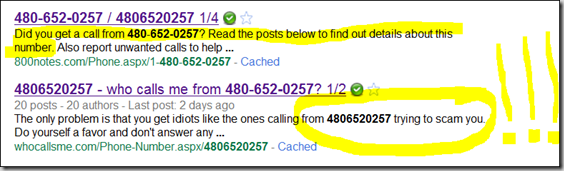 phone scam