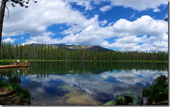 Martin Lake next to Bull Creek Campground Martin Lake next to Bull Creek Campground