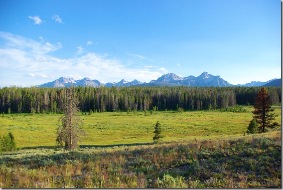 Sawtooth Mountains near Stanley, Idaho