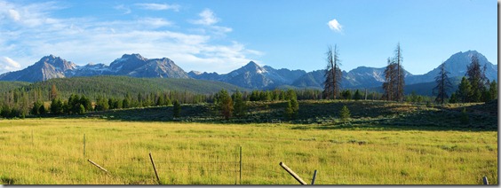 Sawtooth Mountains near Stanley, Idaho