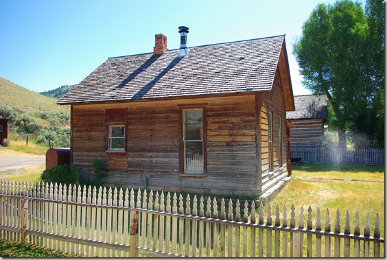 The Bannack State Park visitor center building The Bannack State Park visitor center building