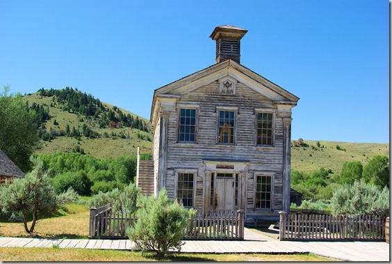Masonic Lodge and School House, Bannack State Park, Montana