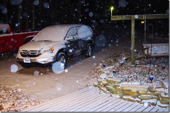 January 9, 2011, snow, Arkansas