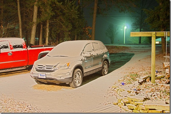 January 9, 2011, snow, Arkansas