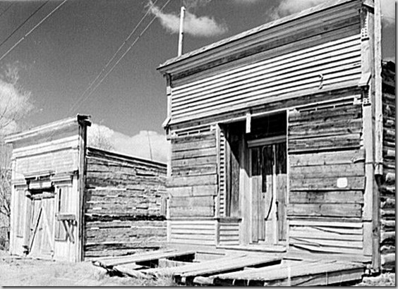 Drug Store and Assay Office in Bannack, Montana - one of the early mining camps of Montana, and the first capitol of the state . Photo by John Vachon, April 1942 Drug Store and Assay Office in Bannack, Montana - one of the early mining camps of Montana, and the first capitol of the state . Photo by John Vachon, April 1942