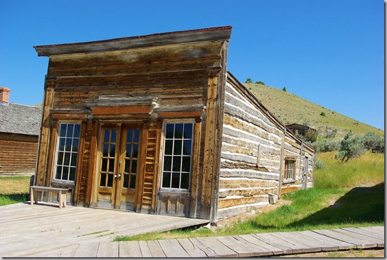 Assay Office in Bannack, Montana - one of the early mining camps of Montana, and the first capitol of the state . Assay Office in Bannack, Montana - one of the early mining camps of Montana, and the first capitol of the state .