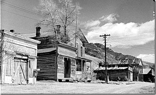 1942 photo by John Vachon in Bannack, Montana - one of the early mining camps of Montana, and the first capitol of the state . 1942 photo by John Vachon in Bannack, Montana - one of the early mining camps of Montana, and the first capitol of the state .