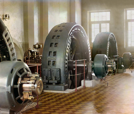 Power generating hall of a hydroelectric station in Iolotan on the Murghab River; Sergei Mikhailovich Prokudin-Gorskii Collection — Lib. of Congress Prints and Photographs Division Power generating hall of a hydroelectric station in Iolotan on the Murghab River; Sergei Mikhailovich Prokudin-Gorskii Collection — Lib. of Congress Prints and Photographs Division