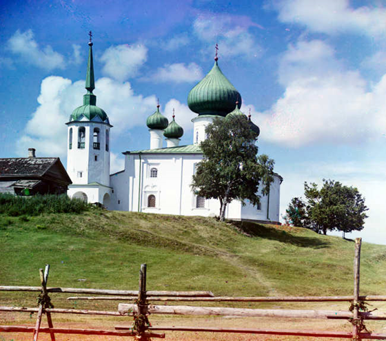 Church of Saint John the Precursor - Views along the Mariinskii Canal and river system, Russian Empire - Sergei Mikhailovich Prokudin-Gorskii Collection — Lib. of Congress Prints and Photographs Division Church of Saint John the Precursor - Views along the Mariinskii Canal and river system, Russian Empire - Sergei Mikhailovich Prokudin-Gorskii Collection — Lib. of Congress Prints and Photographs Division