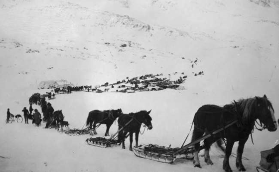 Mail and freight on Valdez Summit – Frank and Frances Carpenter Collection — Lib. of Congress Prints and Photographs Division
