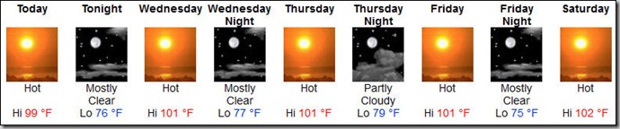 area forecast for period beginning july 19, 2011