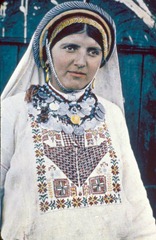 Ramallah woman in native costume