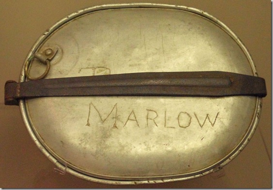 Linus Marlow's mess kit.