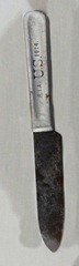 Linus Marlow's mess knife.