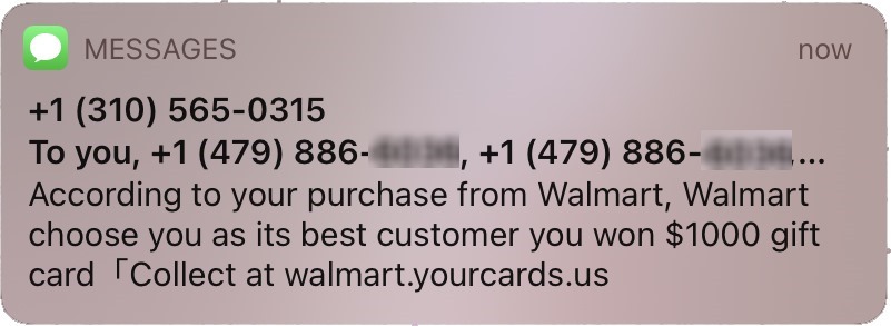Scam alert: Misleading email circulating, offering Wal-Mart gift card